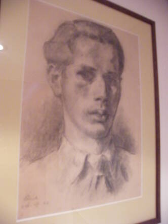 Self-portrait of Erich Günther Gutmacher, dated june 20th, 1942