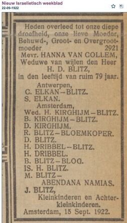 Hanna Blitz-van Collem