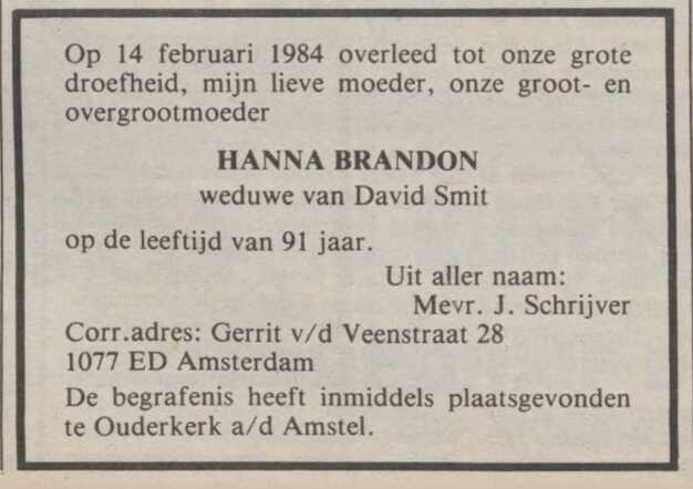 Hanna Smit Brandon
