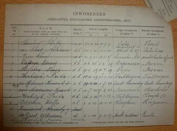 Palestina-pioniers Hasselo 55, gemeente Weerselo