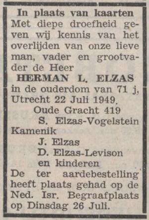 Herman Lehman Elzas
