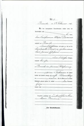Geboorteakte Hugo Benima