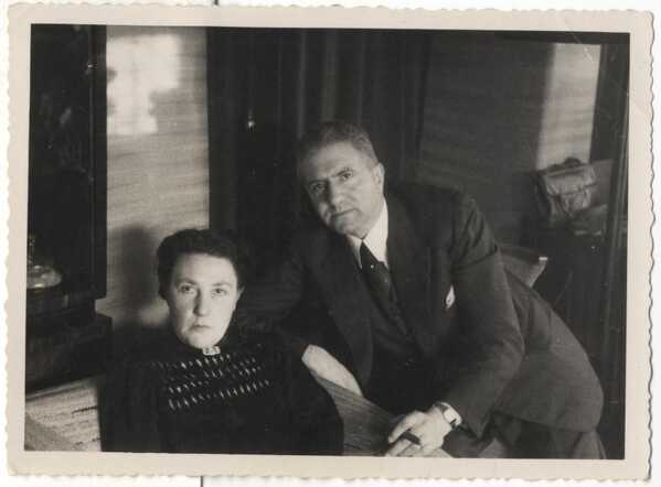 Jacob Bernard Hijmans met zijn echtgenote