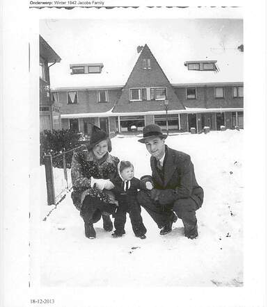 Familie Jacobs winter 1942