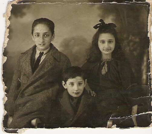 Jacques (Jack), Esther en Maurits Santen