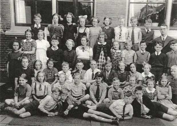 Klassenfoto B. Goudastraat, 1939
