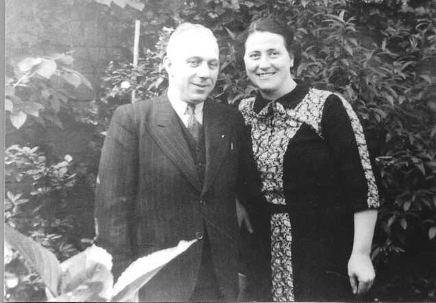 Eva de Wolf met echtgenoot Josef Brandon