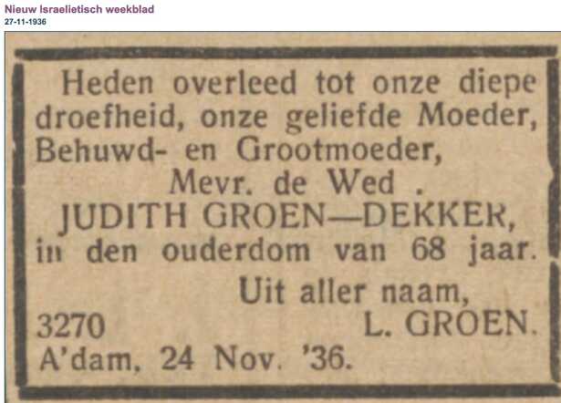 Judith Groen-Dekker