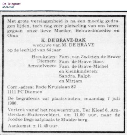 Keetje de Brave-Bak