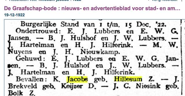 De Graafschap-bode, 19 december 1922