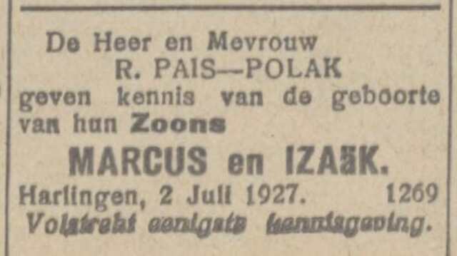 Marcus Pais & Izaäk Pais
