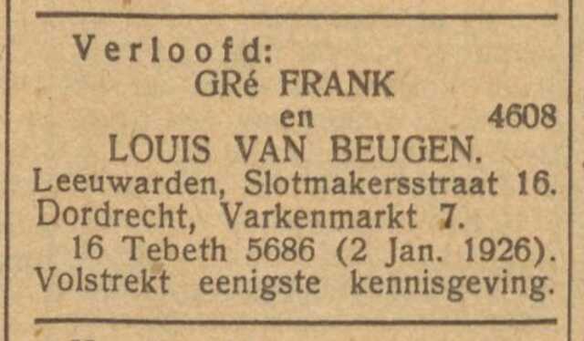 Gré Frank & Louis van Beugen