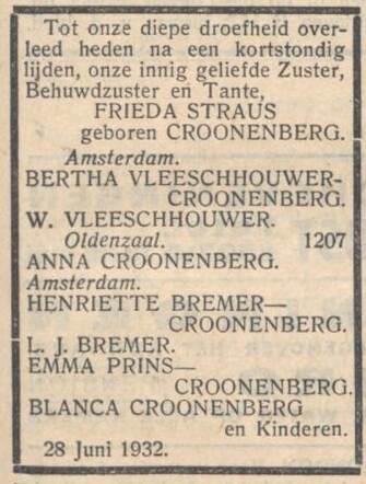 Frieda Straus-Croonenberg