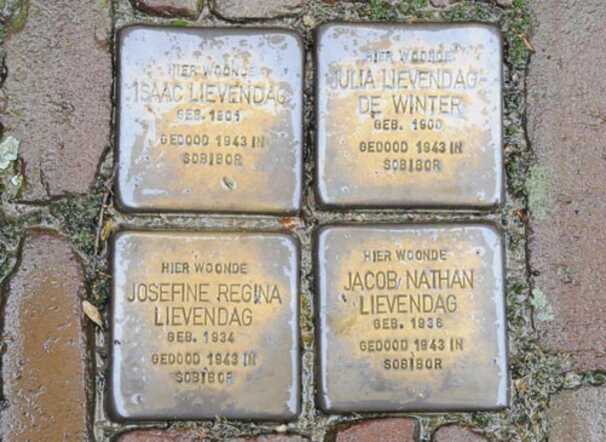Stolpersteine  Lievendag-de Winter te Borne