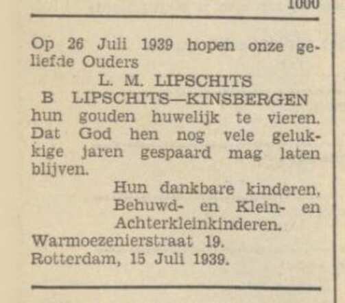 Zaans Volksblad 17 juli 1939