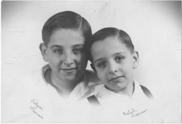 Edgar and Ralph Marcus