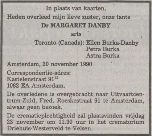 Margaret Danby