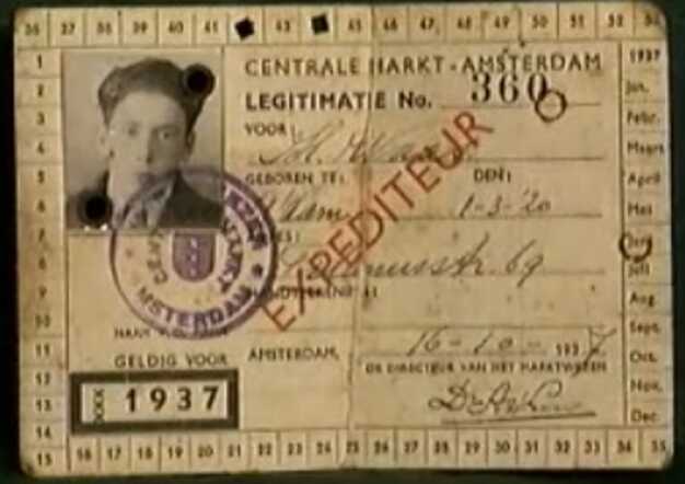 Vendor permit of Hijman Waas