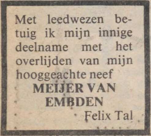 Meijer van Embden