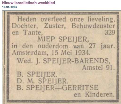 Miep Speijer