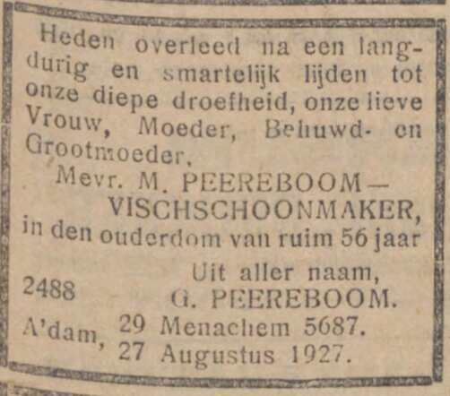 Mietje Peereboom-Vischschoonmaker