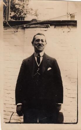 Moses Barsam in Antwerpen, 1922