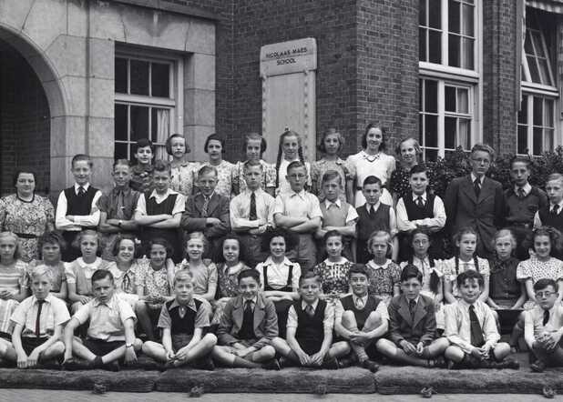 Klassenfoto Nicolaas Maesschool , 1941