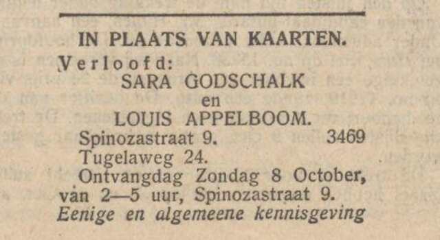 Bron: Nieuw Israelitisch weekblad 4-10-1933