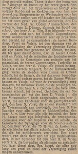 Inwijding van de synagoge van Rechouwous.