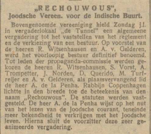 De verkiezing van het bestuur.
