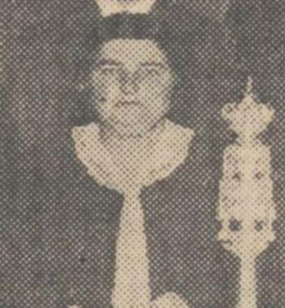 De 'presidente der damesafdeling in 1930