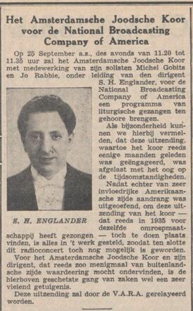 Een radio optreden!