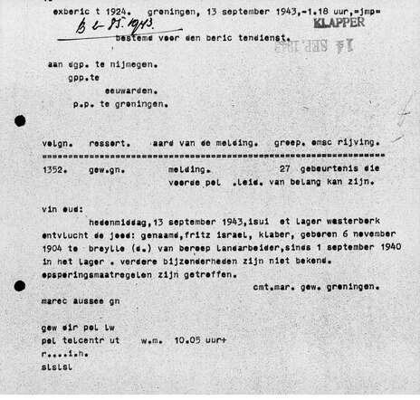 Ontvluchting Fritz Klaber