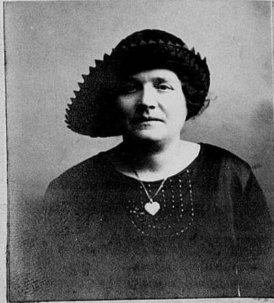 pasfoto Elizabeth van Praaga, Antwerpen 1924