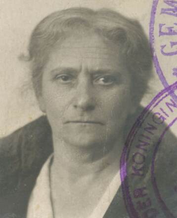 Jane Querido-Kozijn, paspoort 1938