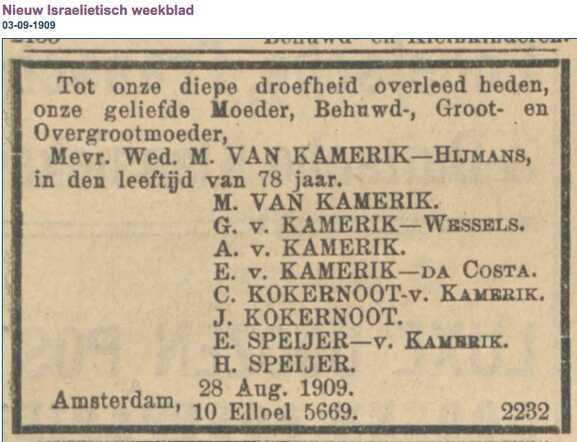 Rachel van Kamerik-Hijmans