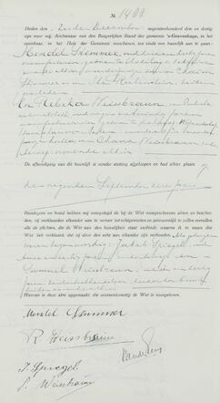 Rebeka Stimmer-Weissbraun 18-12-1903 Huwelijksakte
