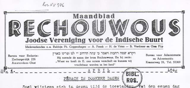 De nieuwe kop, hier: april 1940.
