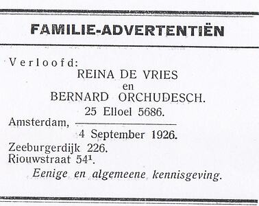 Rechouwous juli augustus 1926.