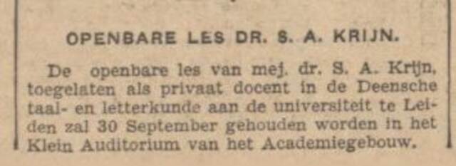 Algemeen Handelsblad, 23 sep 1931