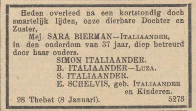 Sara Bierman Italiaander