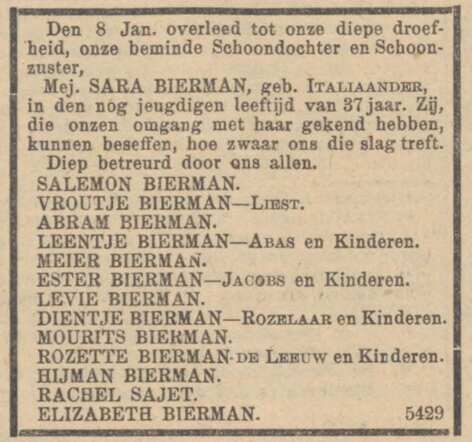 Sara Bierman Italiaander