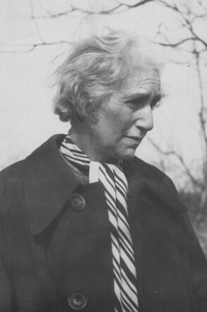Jenny Jeidels-Stamm in Delft in 1942