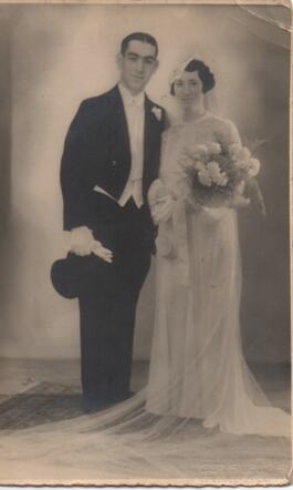 Huwelijk Mozes en Marianna in 1936