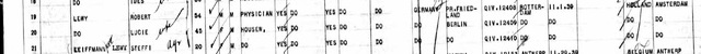 New York Passenger List
