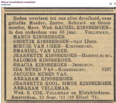 Rachel Kinsbergen-Velleman