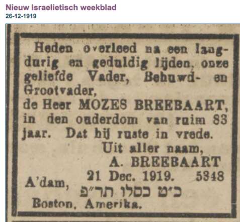 Moses Isaac Breebaart