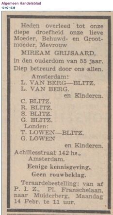 Miriam Blitz-Grijsaard