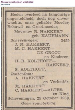 Bertha Hakkert-Kaufmann