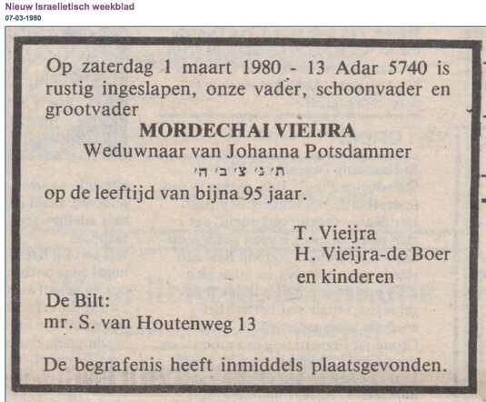 Mordechai Vieijra